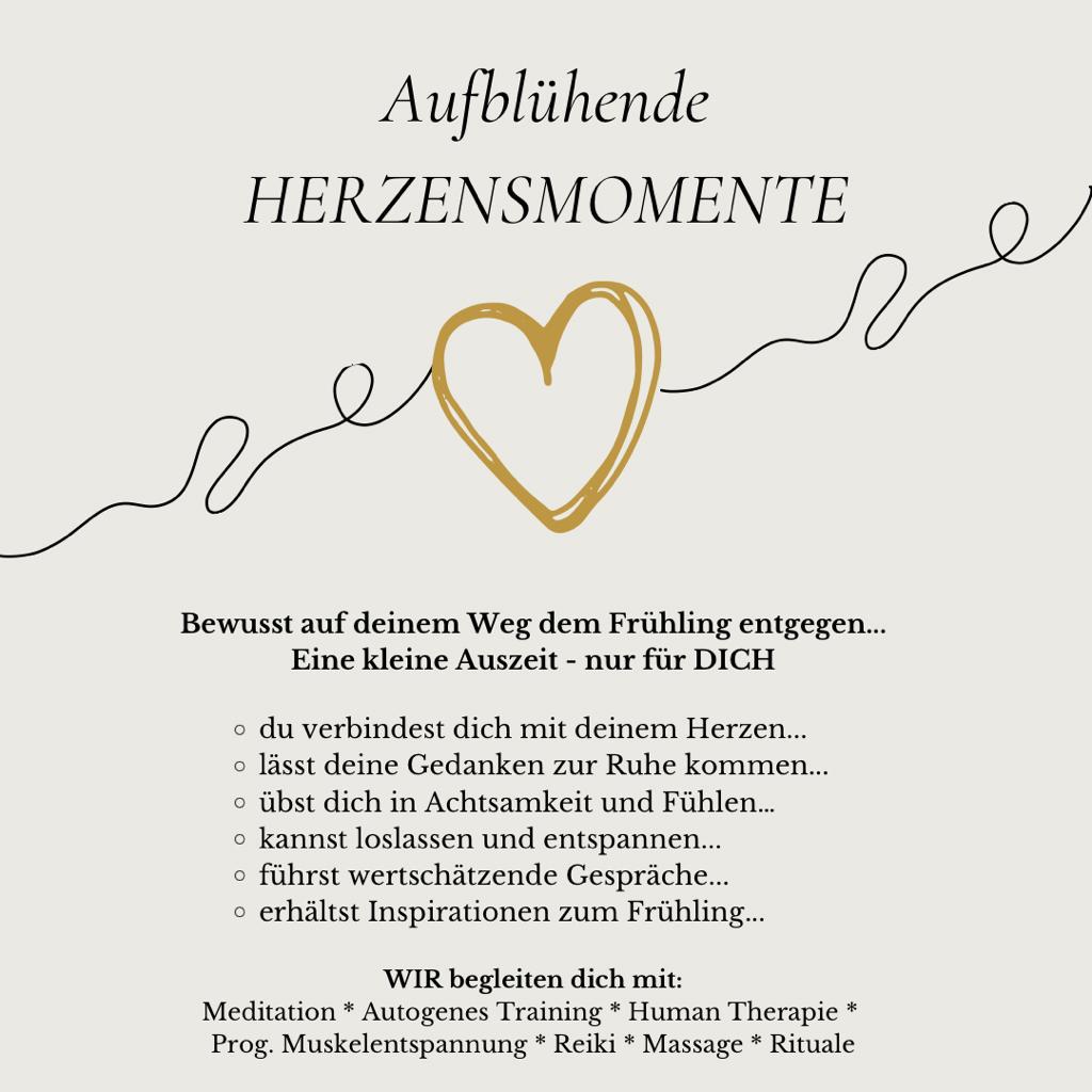 Aufbühende Herzensmomente